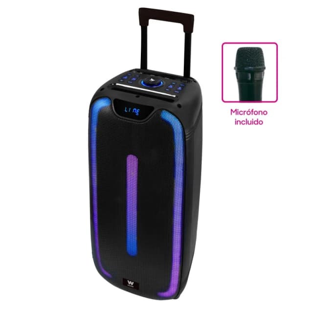 Detalle 2 de Woxter Rock'n'Roller ST altavoz Bluetooth trolley con batería recargable y micrófono inalámbrico