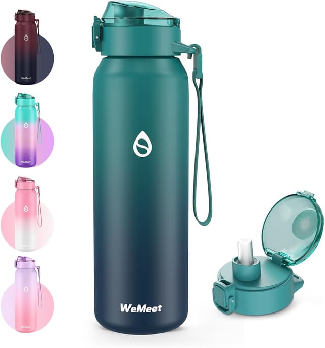 Detalle de WEMEET Thermosflasche 1000 ml Edelstahl