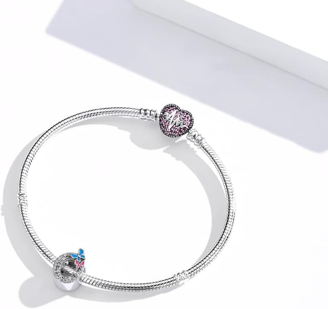 Detalle 2 de FLUFLO Buchstaben A-Z Charm 925 Silber