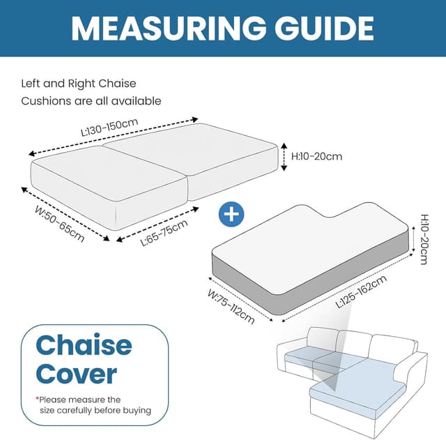 Thumbnail 2 de Ystyle Funda Asiento Sofá Elástica 1 Plaza + Chaise Longue Marrón