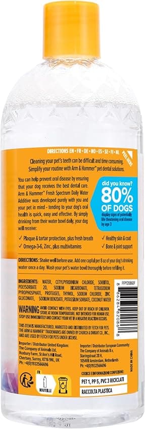 Detalle 2 de ARM & HAMMER Fresh Spectrum 473 ml aditivo dental para perros