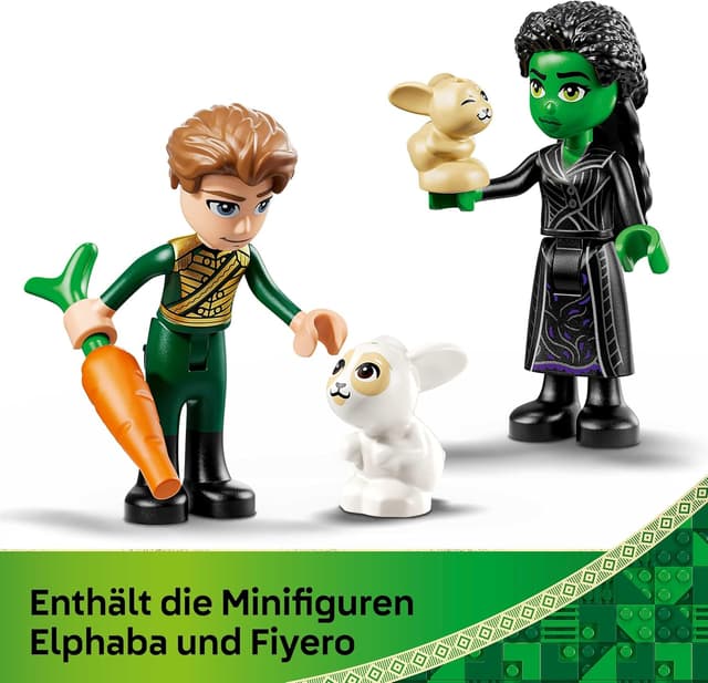 Detalle de LEGO Wicked 75687: Elphabas Versteck – Wald-Bauset mit 2 Minifiguren und Tierfiguren