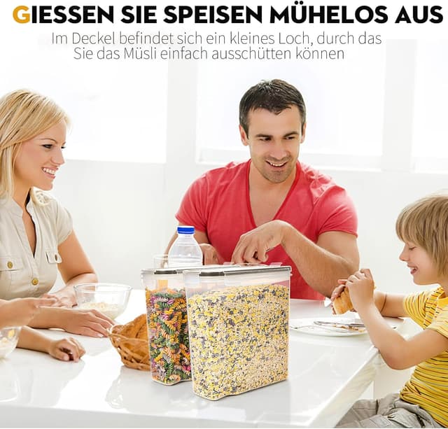 Detalle 2 de Vorratsdosen Luftdicht 4L Set of 4