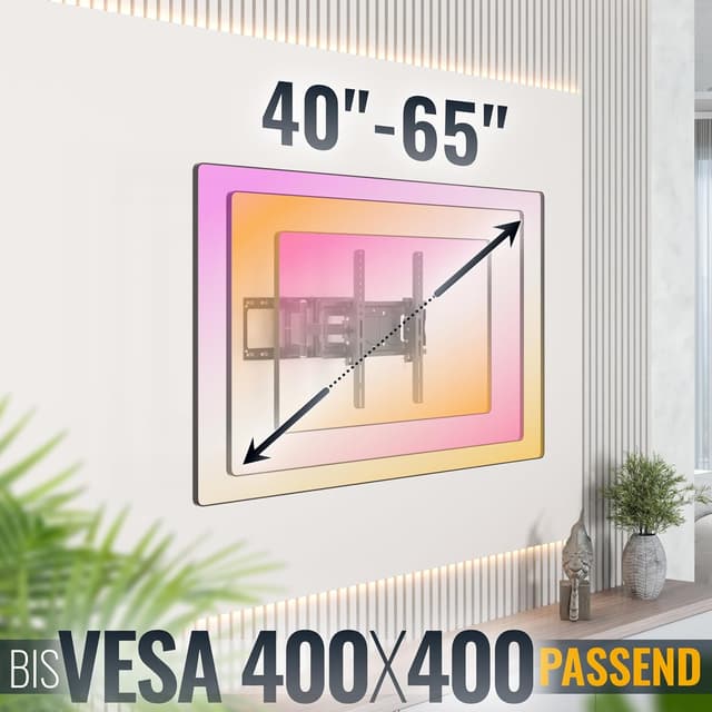 Detalle 2 de RICOO S1144 TV-Wandhalterung für 60 kg