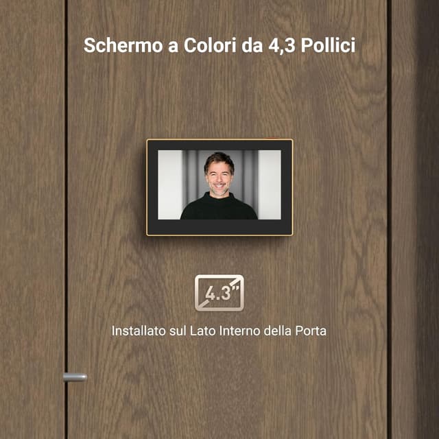 Thumbnail 2 de EZVIZ CP2 spioncino digitale 4,3 pollici