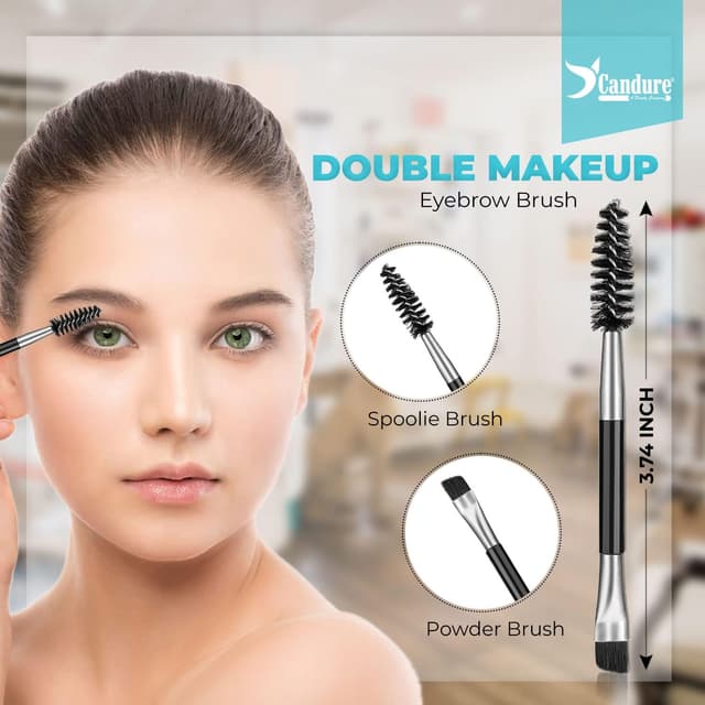 Detalle de Candure Tweezers set for eyebrows, 6pc