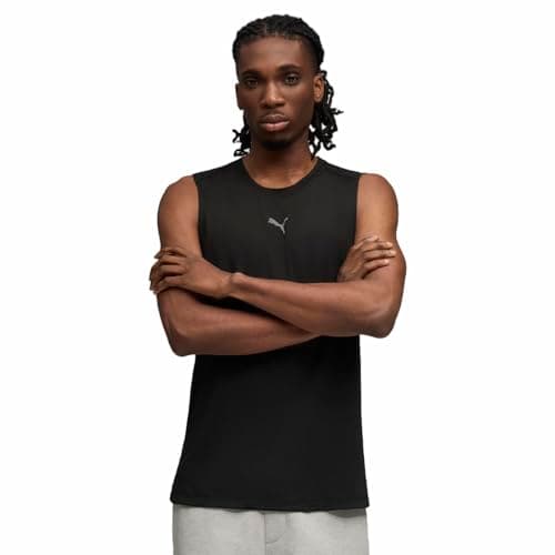 Detalle de PUMA Camiseta sin mangas unisex M Cloudspun (paquete de 1)