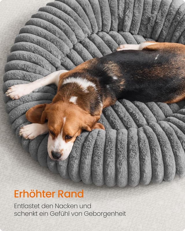 Thumbnail 4 de Feandrea Hundebett großes Donut-Katzenbett 80 cm Ø