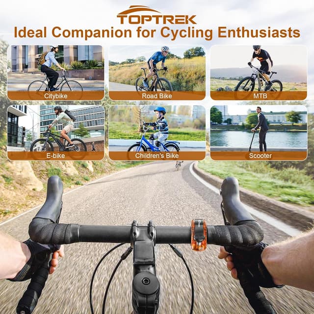 Thumbnail 6 de Toptrek 110dB Bike Bell, 2025