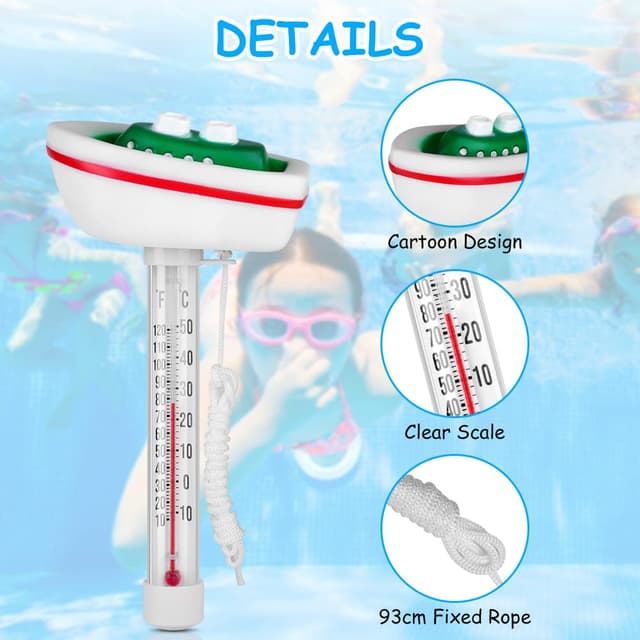 Thumbnail 3 de OFFCUP Termometro Galleggiante 10–50°C per Piscina