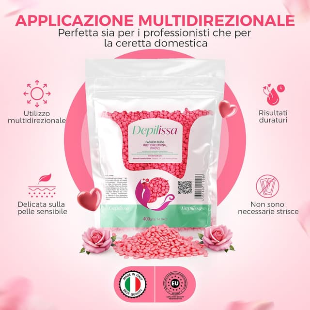 Detalle 2 de Perle di Cera Brasiliana Depilissa 400g