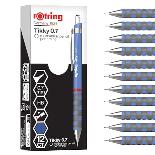 Detalle de Rotring Tikky Portaminas 0,7 mm HB, cuerpo iris ✏