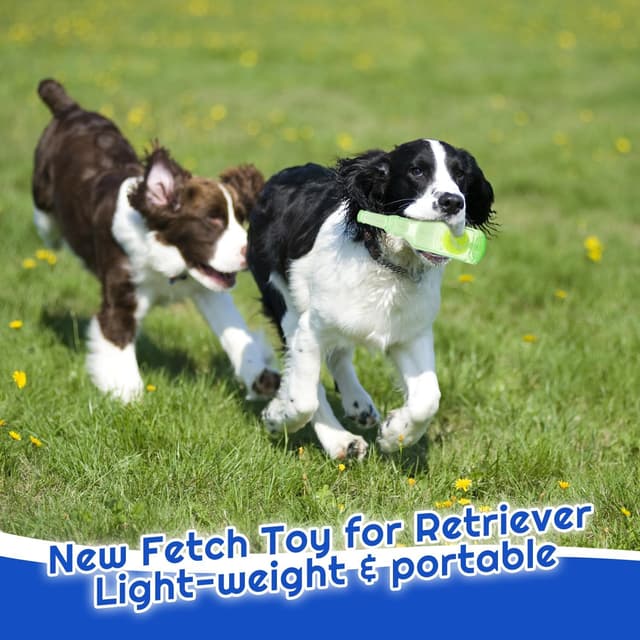 Detalle 2 de DANCOLOR Squeaky Dog Toys Bottle With Tennis Ball – interactive fetch and tug play for puppies and retrievers