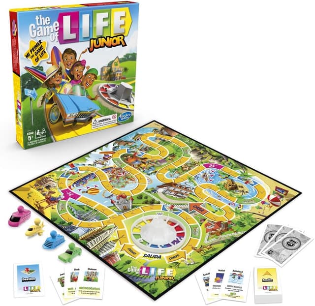 Detalle 2 de Hasbro Gaming The Game of Life Juego de mesa 2–4 jugadores