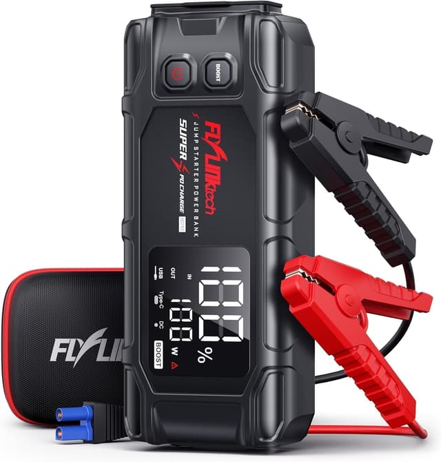 Detalle de FLYLINKTECH BD10 26800mAh 8000A Car Jump Starter