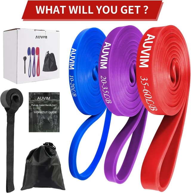 Thumbnail 5 de AUVIM WiderstandsbĂ€nder Set 3 Stufen đ