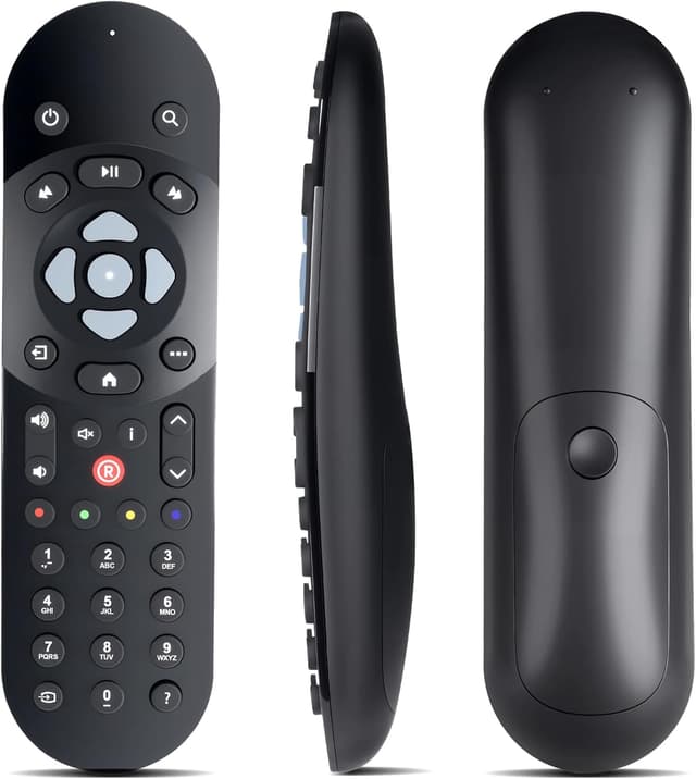 Detalle de Infrarot-Ersatzfernbedienung für Sky Q – kompatibel mit Sky Q Box, Mini & Silver Box (IR, silber)