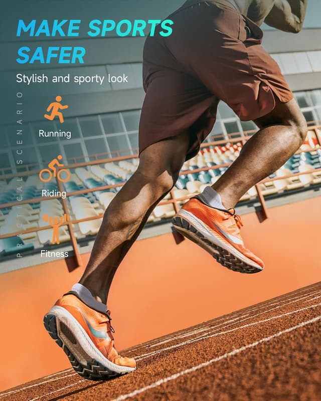 Detalle 2 de TANSTC running socks, 6 pairs ankle cushioned