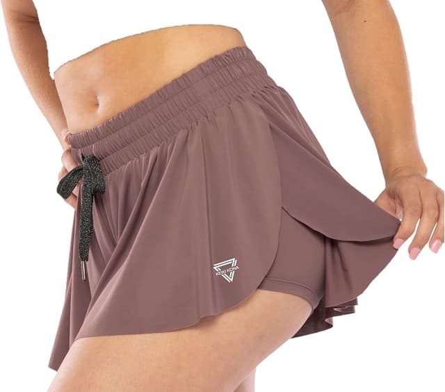 Thumbnail 4 de Keiki Kona 2-in-1 Flowy Fitness Shorts — Quick Dry