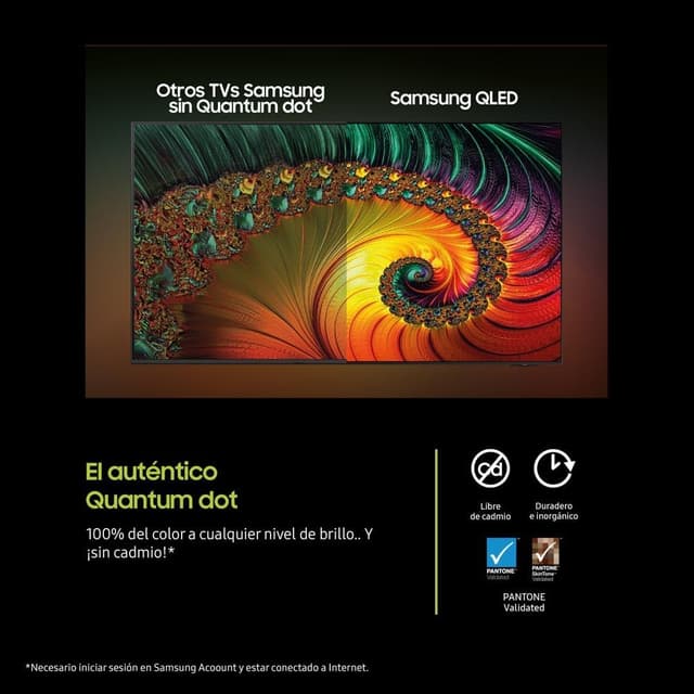 Detalle 2 de Samsung QE1F 55" QLED 4K Smart TV con Vision AI y Color Plus 🎥