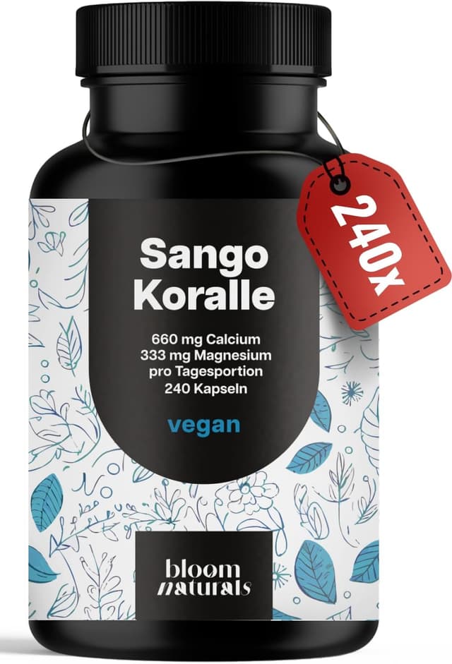 Detalle de Sango Meereskoralle Kapseln hochdosiert 240 Kapseln