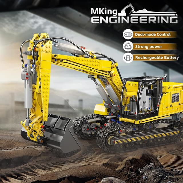 Thumbnail 1 de Mould King Technik Bagger 2169 Teile 🚜