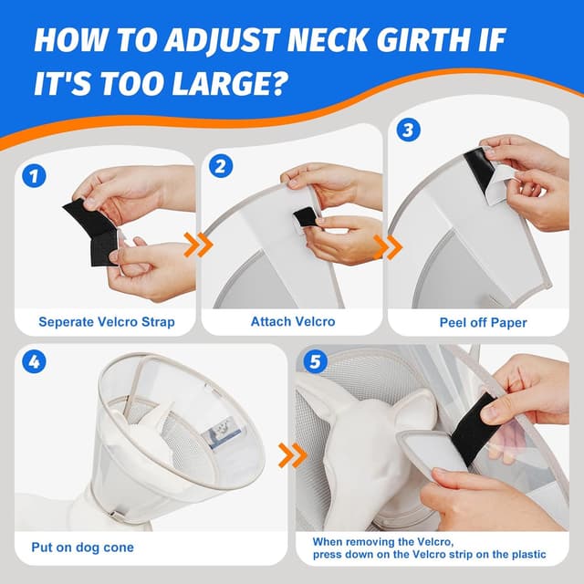 Thumbnail 3 de Supet Dog Cone Collar XL for Recovery