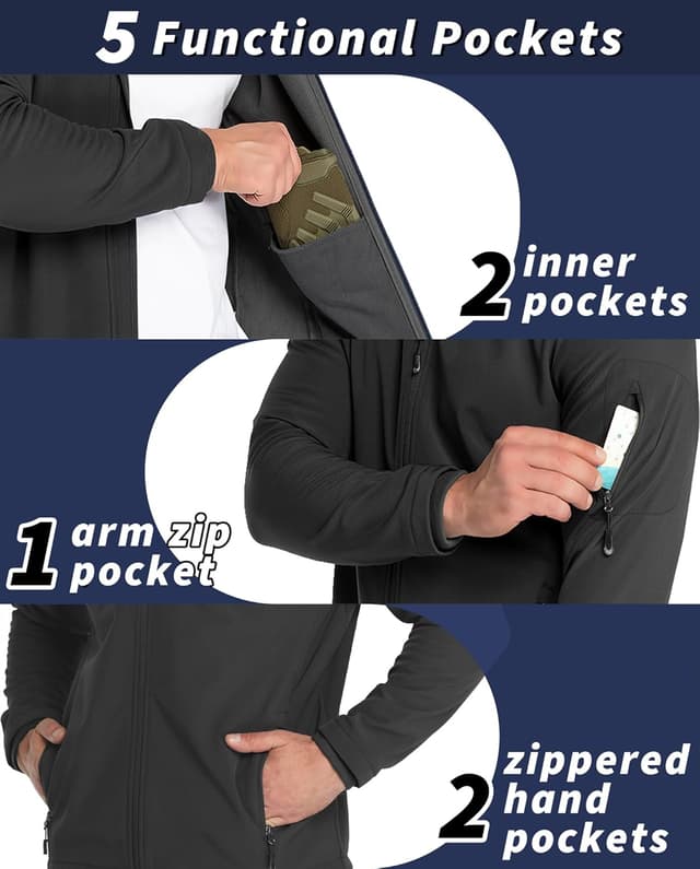 Detalle 2 de 33,000ft Jacke Herren Wasserdichte Softshell