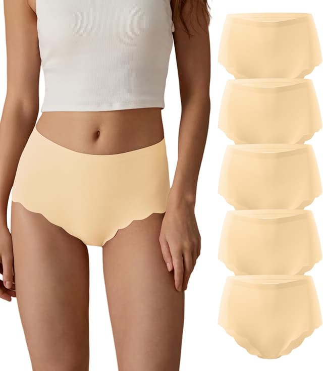 Thumbnail 6 de SHARICCA Seamless High Waisted Cheeky Underwear Pack