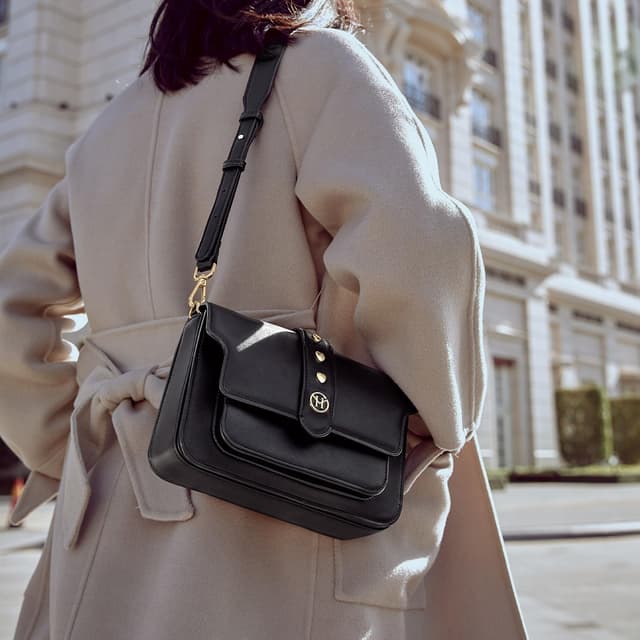 Detalle de VICTORIA HYDE Borsa vintage con messaggio vegana con tracolla regolabile da donna