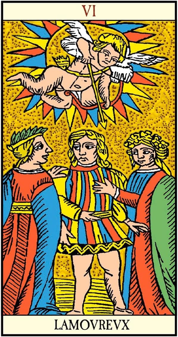 Thumbnail 5 de Golden Tarot of Marseille carte con oro