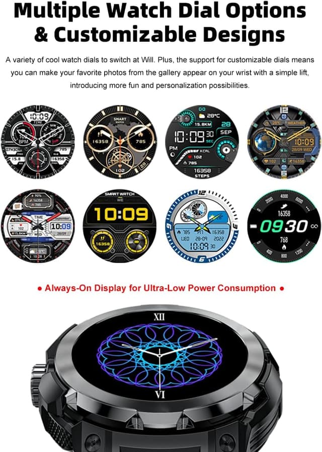 Thumbnail 5 de FANCHENGZI Smart Watch with Earbuds 368mAh