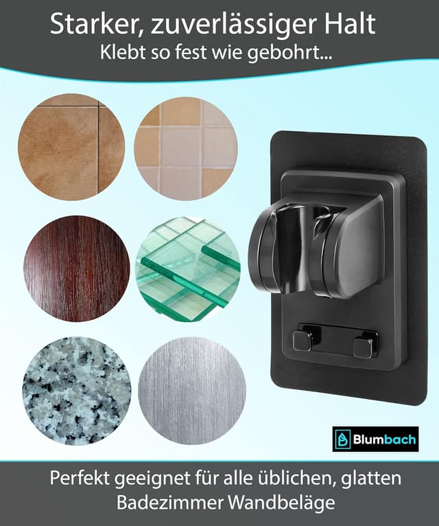 Detalle 2 de Duschkopfhalterung ohne Bohren mit 14 kg