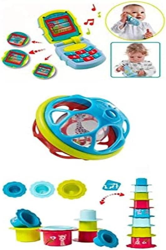 Detalle de Coffret d’éveil Sophie la Girafe pour bébé – jouets sensoriels (ouïe, toucher, odorat, vue, goût)