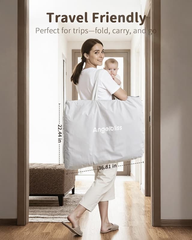 Thumbnail 4 de ANGELBLISS Baby Bassinet 19 lbs