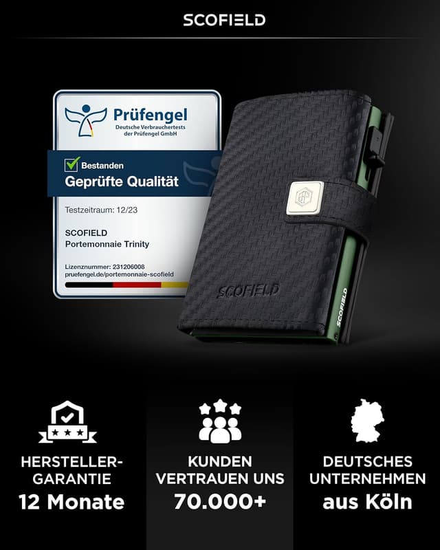 Thumbnail 5 de SF SCOFIELD Geldbörse Herren Slim Wallet RFID