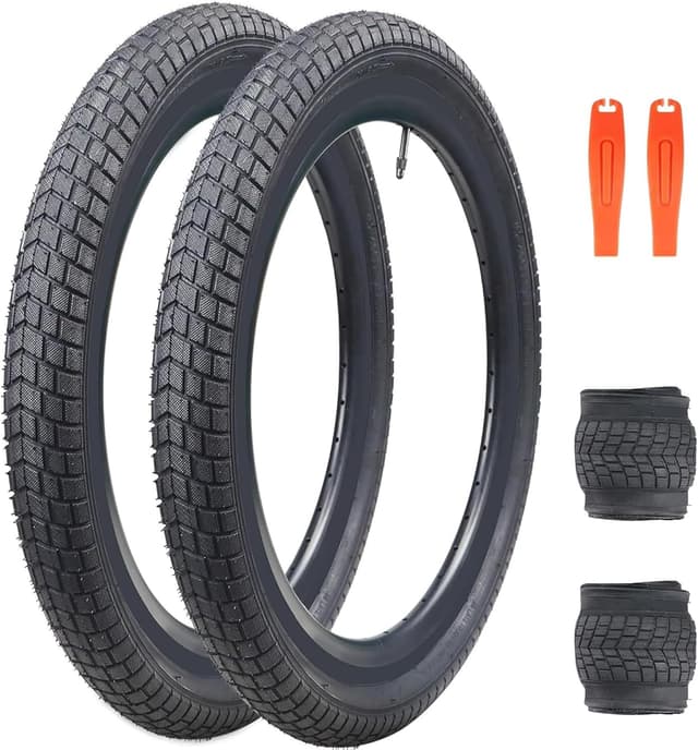 Thumbnail 6 de ZUKKA 2er-Set 20 x 2,125 Fahrradreifen (ETRTO 57-406) faltbar inkl. 20-Zoll-Schlauch AV (35 mm)