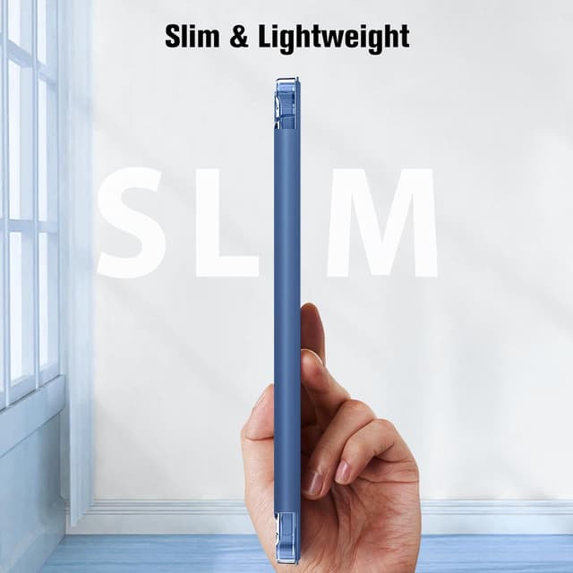 Detalle de Fintie Hülle für iPad A16 (11. Generation, 2025) & iPad 10 (10,9 Zoll, 2022) mit Stifthalter – ultradünn, Navy