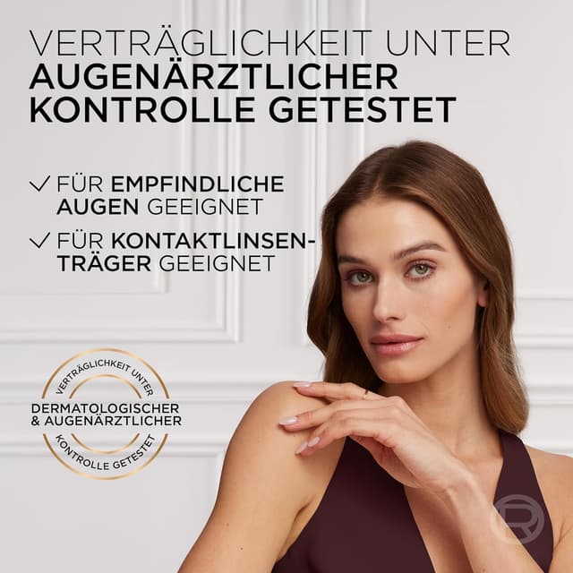 Detalle de L’Oréal Paris Panorama Chromatic Mascara Intensive Farbe – 24h Halt, Panorama-Volumen in Bordeux Cashmere