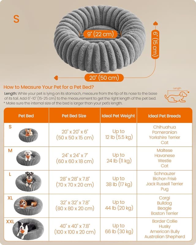 Thumbnail 5 de Feandrea PGW301GD01 50 cm small pet bed