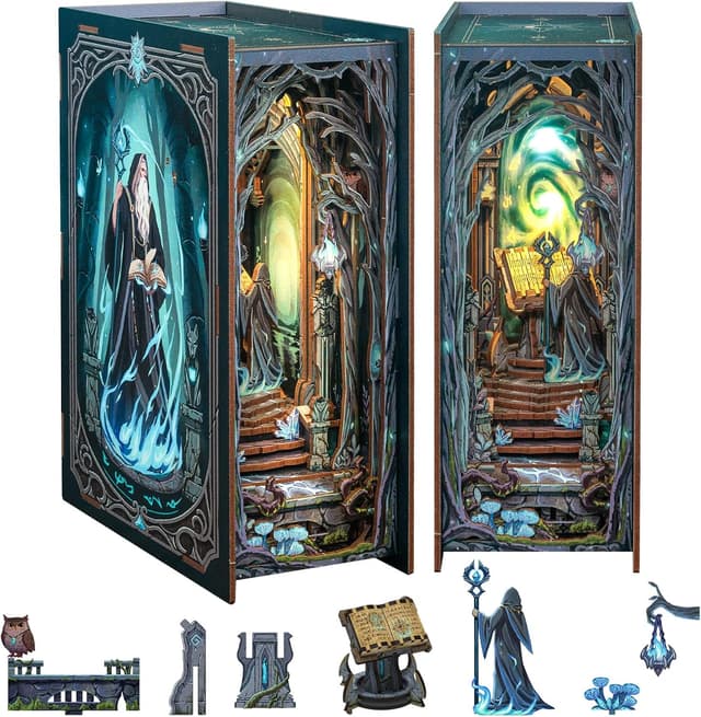 Thumbnail 6 de Fsolis Book Nook Kit 196 pcs