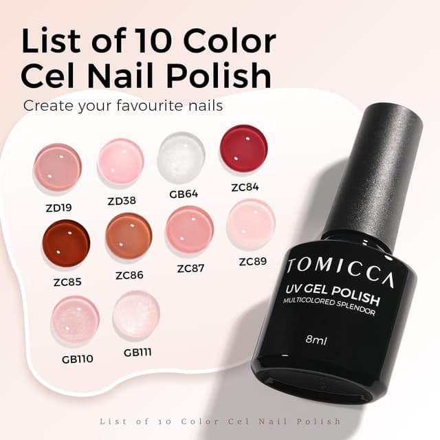 Thumbnail 1 de TOMICCA Vernis Semi Permanent Kit 8 ml 💅