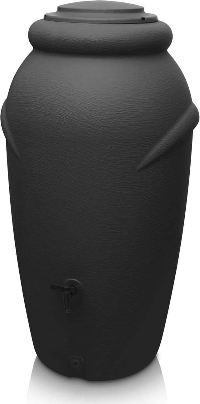 Thumbnail 6 de YourCasa Regentonne 210 Liter im Amphore-Design (anthrazit), frostsicher aus Kunststoff mit Wasserhahn