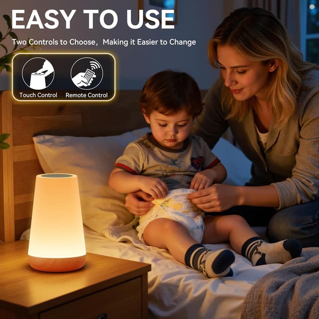 Thumbnail 6 de Auxmir Lámpara de Mesita Recargable 2500mAh