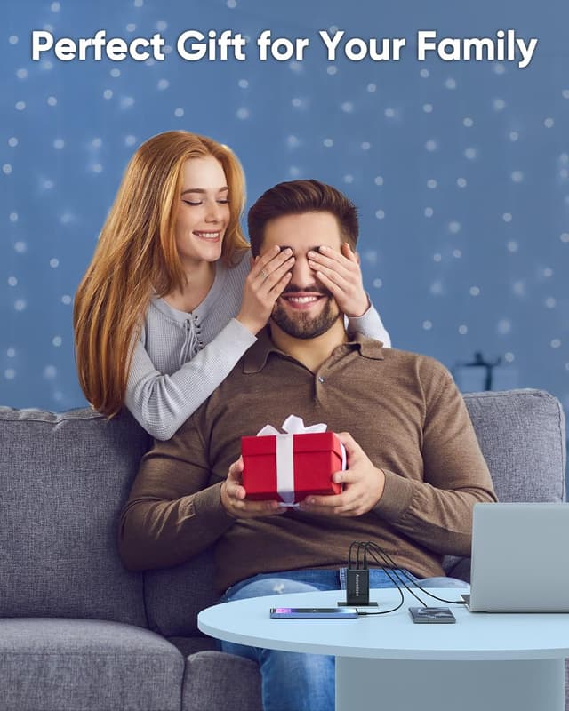 Thumbnail 6 de USB C Charger Block 160W GaN 3-Port Fast Charger