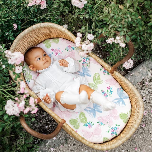 Detalle de GLLQUEN BABY lot de 4 draps-housses pour couffin, microfibre Oeko-tex 100