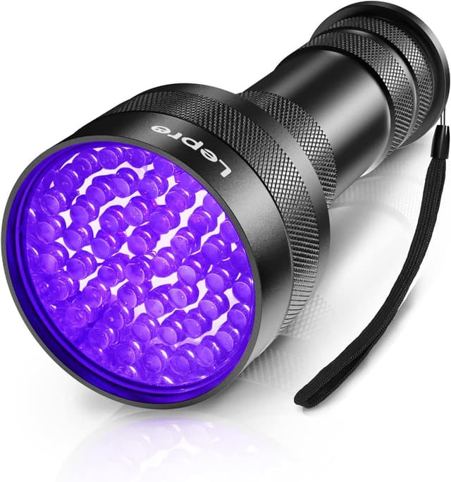 Imagen de Lepro 51 LED UV torch 395nm for stains 🔦 en OfertitasTOP
