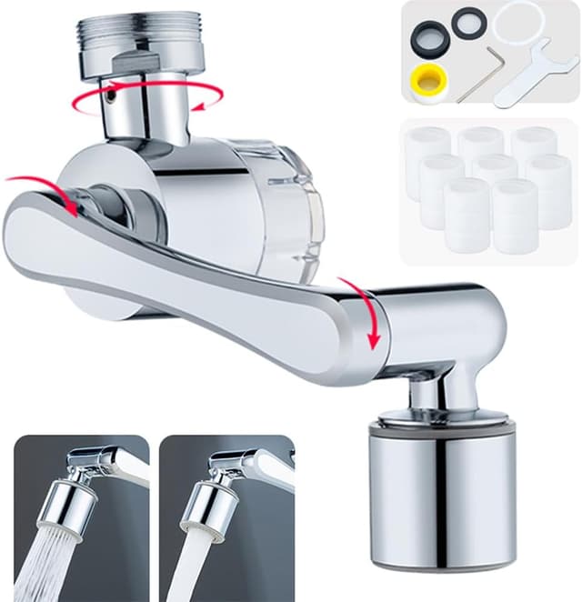 Detalle de YRAKOZIN Drehbarer Verlängerungshahn 1080°