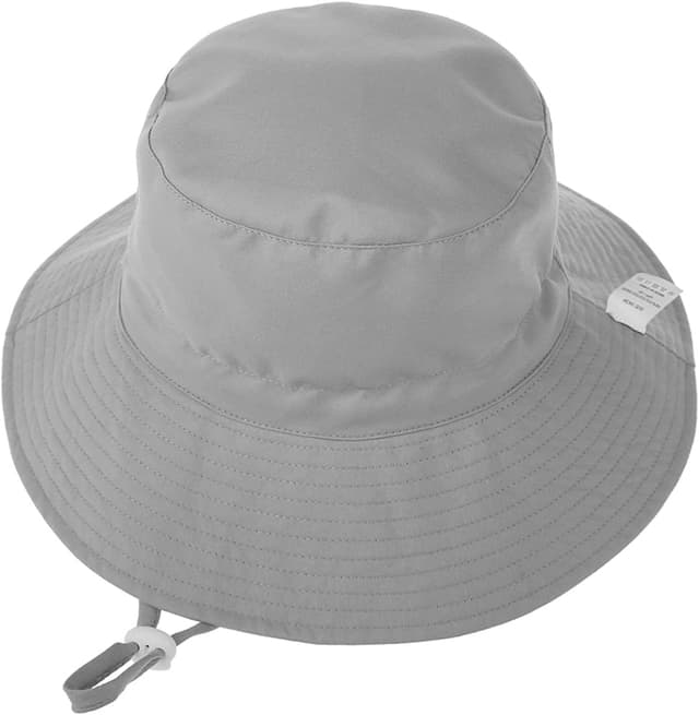 Detalle de DRESHOW Baby Sun Hat (UPF 50+) Toddler Bucket Hat with Chin Strap for 0–6 Years