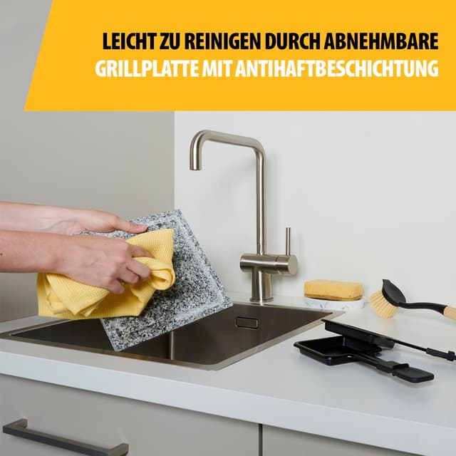 Thumbnail 4 de Tristar Raclette-Stein RA-2745 – Grillplatte 21×21 cm